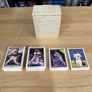 1991 O-Pee-Chee Premier Baseball Complete Set #1-132 -Griffey Jr., Thomas, Ryan!